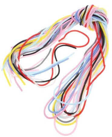 jojofuny Cable Sleeve Wrap 12 Pack Data Cable Protection Spiral Wire Wrap Cord Management Tube