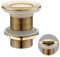 MZSKLW Basin Sink Pop Up Drain Bathroom Basin Sink Pop Up Drain Waste Stopper Bathroom Faucet Accessories Brass Chrome/Rose Gold/Brushed Gold Basin Sink Drain for Bathroom Sink(Golden A)