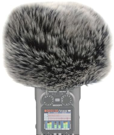 Parabrezza peloso compatibile con Zoom H5 Studio H5Studio H2Essential H2 Essential parabrezza Deadcat Microfono Handy Recorder accessori
