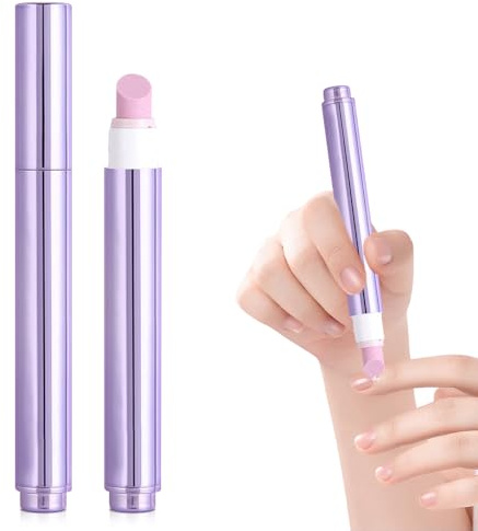 3-in-1 Nagelhautölstift, Nagelhautentferner Stift mit Keramikspitze, Nagelhautschieber-Ölstift mit Keramikspitze, Nagelpflege Stift Nagelhautöl für Trockene, Strapazierte Nägel (1Pcs)