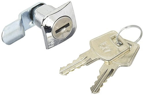 Btv - Cerradura de seguridad de 6 unidades, plateada