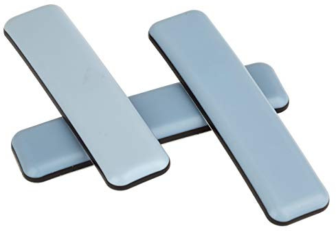 Almohadillas de Teflón Premium para Muebles │ 4 Piezas │ rettangolare │ 24 x 100 mm │ autoadesivo │ Protectores de Piso Die Deslizadores de PTFE │ Deslizadores de Teflón │ by FD-Workstuff