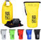 Relaxdays Ocean Pack, 20L, wasserdicht, Packsack, leichter Dry Bag, Trockentasche, Segeln, Ski, Snowboarden, gelb
