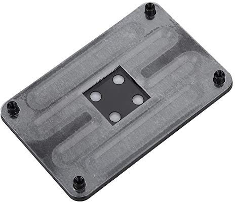Broco Placa Posterior para AM4,Disipador Cpu Soporte Am4, Disipador CPU Soporte Plano Posterior de la Placa Posterior Volver Hoja de la Placa del Hierro Duradero for AM4