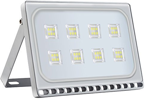 Viugreum 50W LED Strahler Außen, Superhell 4000LM Scheinwerfer, 6500k, IP67 Wasserfest, Außenstrahler für Hinterhof, Auffahrt, Türen, Garage, Flur, Garten