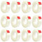 Hoedia Tape Refills, 12 Rollen Clear Tape, Mehrzweck 1,8 cm Transparent Packband Rolle für Büro, Zuhause, Schule