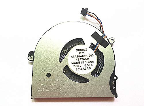 KENAN New Laptop CPU Cooling Fan for HP 15-CK 15-CC715T 14-BP 14-BK TPN-Q191
