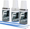 F1COLORS Lackstift Set für Honda Premium White Pearl NH624P 3x20ml inkl. 6x Tupfer #K373