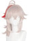 LeMarnia Rot Mix Blonde Rosa Bangs Lockige Flechtperücke für Cosplay Kazuha Kostümperücke Halloween Party Perücke