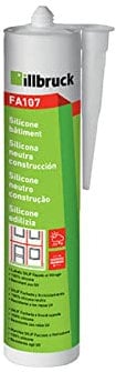 Mastic silicone bâtiment ILLBRUCK - FA107 - Gris anthracite - 300ml - 356145