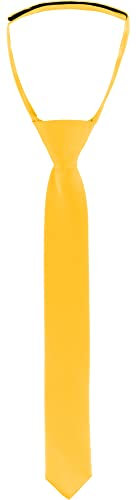 Ladeheid Kinder Jungen Krawatte KJ (31cm x 4cm, Dunkel gelb)