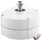 400W Permanentmagnet-Generator 550r/m 3-Phasen-Wechselstrom-Permanentmagnet-Generator Aluminiumlegierung Shell Elektromotor Generator Industriebedarf(Ohne Gleichrichter 24V)