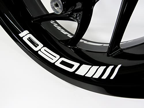 BIKE-label Felgenbett Aufkleber Dekor weiß kompatibel für KTM 1090 Adventure + R X790011