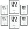 Heimlich® Bilderrahmen Collage (6 STK.) 2x DIN A3 & 4x DIN A4 | ALU Schwarz | Bilderrahmen 2x (29,7x42 cm) & 4x (21x29,7 cm) Schwarz mit bruchsicherem Acrylglas | Bilderrahmen Set ALU