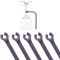 Zaky Weinglas Stielhalter für Geschirrspüler Aufsatz Küche Gadget Silikon Geschirrspüler Safe Aufsatz (Grey/10 Stück)
