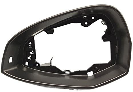 Seitenspiegelkappe Für Audi A4 B9 A5 2017-2021 Auto Außenspiegel Gehäuse Rahmen Surround Rückspiegel Rahmen Halter Halterung Zubehör Spiegelkappen (Farbe : Black-Left)