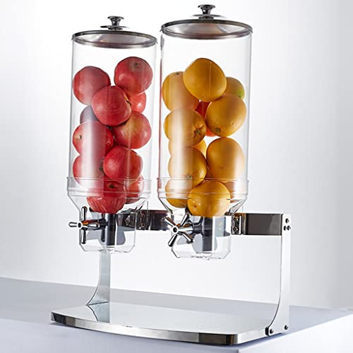 Dispensador de cereales for encimera de 14 l, autoservicio, recargable, dispensador de frutos secos de acero inoxidable, for almacenamiento de alimentos, for cocina o despensa - Utensilios de restaura