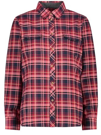 CMP Damen Bluse, b.Blue-red Wine-Desert Rose, 40