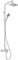 Hansgrohe Colonne Bain Douche thermostatique Vernis Shape 230 chromé + Tablette AddStoris