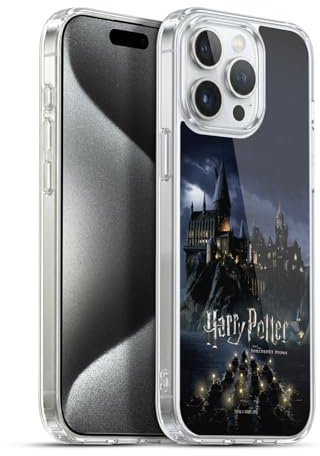 Head Case Designs Officially Licensed Harry Potter Castle Sorcerer's Stone II Gel Case [Military Grade Protection] Compatible With Apple iPhone 15 Pro Max