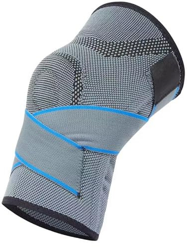 Sport Support Kniebandage, Knieunterstützung, Kniekompressionsstütze für Damen/Herren, Ideal für Laufen, Wandern, Joggen, Basketball, Fußball (L/XL, Größe)