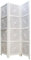 Saharashop Indischer Holz Paravent Klappbar I Raumteiler I Trennwand I Sichtschutz I 180cm - 22Kg Modell 8