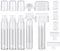 Lobamop 5 Pack Graffiti Markers Refillable Paint Markers Touch Up Paint Pen for with 5 Replacement Tips (50 mm, 30 mm, 15 mm)