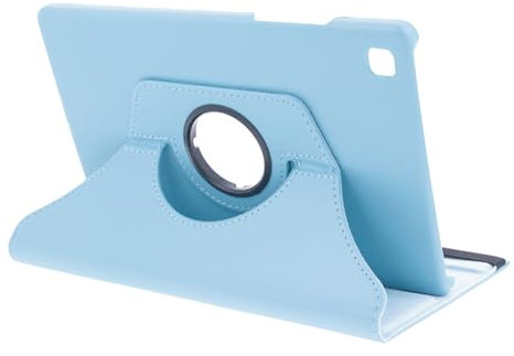 Funda Rotatoria 360° Polipiel para Samsung Galaxy Tab A7 10,4 (SM-T500 - T507 - T505), Carcasa Protector, Azul Claro