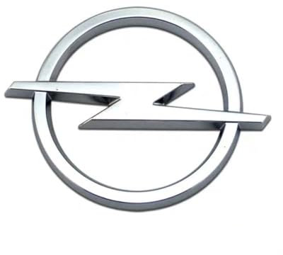 MNBVGHH Metall Auto-Emblem-Aufkleber, Heckklappen Logo, OPEL Insignia Corsa Vectra Antara Zafira Astra OPC Vivaro, Karosseriedekoration