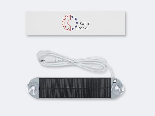 Panneau solaire pour moteurs à volets roulants Smart Blinds (gris)
