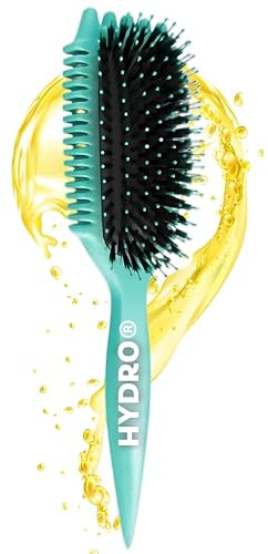 H HYDRO SIP Lockendefinierende Bürste für Frauen und Mädchen - Green, Turquoise - Welliges, Lockiges Haar - 1 Stück