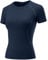 Rapbin T-Shirt Damen Sport Top Gym Funktionsshirt Yoga Rundhals Leicht Atmungsaktiv Sportshirt Workout Running Oberteil Sommer Fitness Laufshirt Marineblau S
