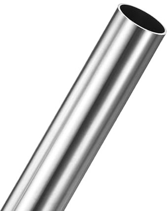 M METERXITY 300mm 304 Stainless Steel Tube, 34mm OD 1.5mm Wall Thickness Seamless Stainless Steel Tubing for Construction/Machining/DIY Crafting, Metal Straight Pipe [1.34x0.06x12IN]