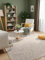 Elle Decoration Rocco - Flachgewebe Teppich, Maschinen Waschbar, Woll Optik, Langlebig & Nachhaltig, Modern, Skandi Look für Wohnzimmer, Esszimmer, Schlafzimmer, Flur - Creme Multifarben, 240x340cm