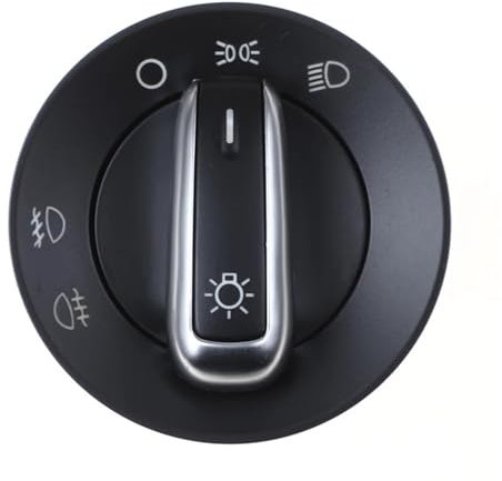 Lichtschalter Scheinwerfer Kompatibel Mit VW Für Polo 6R 2009 2010 2011 2012 2013 2014 2015 Auto-Scheinwerfer-Lichtsensor-Schalter Nebelscheinwerferschalter 6RD941531 3BD941531A