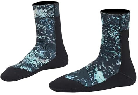 Baoblaze Calzini da Sub in Neoprene da 5 mm Calzini da Muta Stivali per Lo Snorkeling Surf Spiaggia, dai 44 Ai 45