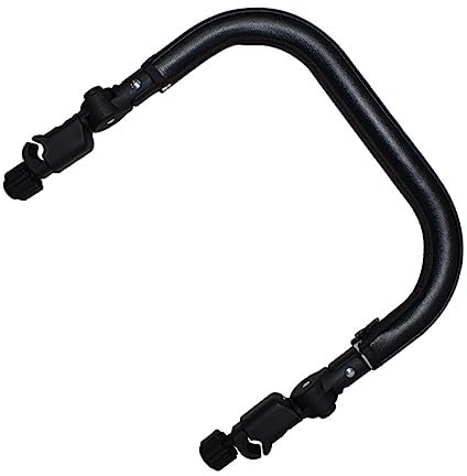 Toyvian Verstellbarer Kinderwagen Schutzbügel PU Dickem Eisenrohr Abnehmbarer Armlehnen-bumper für Kinderwagen Zubehör für Sicheren