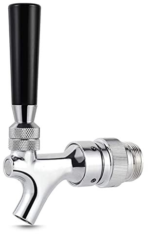 NADCFN Druckminderer 1-1/8-8 Thread Flow Control Converter Faßbierhähne Home Brewing Keg Wasserhahn-Kit Heimbrau-Sets