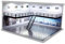 Oshhni 1/64 Garage pour Modèles Réduits,Plateau d'Exposition avec LED,Garage Miniature avec Couvercle Anti-Poussière,Diorama pour Collectionneurs de Voitures Miniatures,Ville Élégante