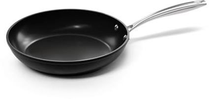 Cook & Pan - Signature Pfanne 28 cm-Induktionsgeeignet-PFAS frei Keramik-Beschichtung -Antihaft- wärmeisolierter Griff- Aluminium - Schwarz