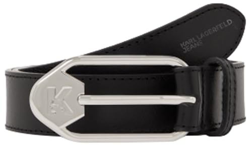 KARL LAGERFELD JEANS Damen K/Logo Buckle Leather Belt