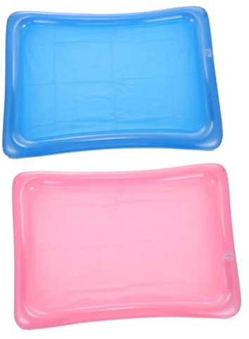 Aufblasbare Schwimmende Getränkehalter 2 Stück aus PVC für Poolpartys
