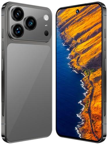 COTSRGT Smartphone I17 Pro MAX 5G, 16GB RAM, 1TB ROM, Pantalla AMOLED De 7,3 (1440×3120), Cámara Pro De 108 MP 78 MP, Batería De 8000 MAh, Snapdragon 8 Gen4 10core, Android 15,Black-7.3 Inch