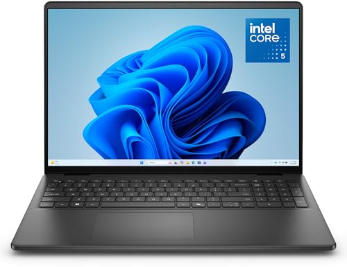DELL 16 Portátil - Intel Core 5 120U, 16GB RAM, 512GB SSD | 16 2K, Intel UHD Graphics, Windows 11 Home, Teclado retroiluminado QWERTY Español