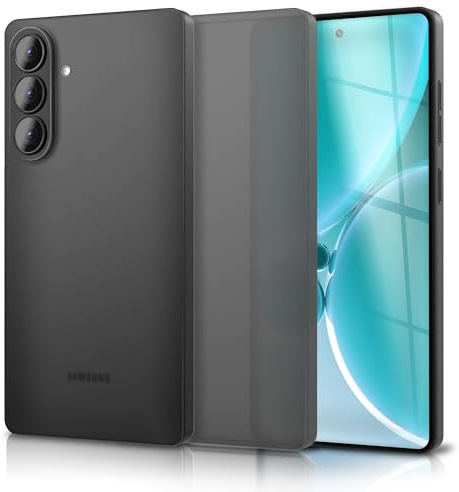 NALIA Ultra Slim Hardcase für Samsung Galaxy S26 Plus - Hülle | Schwarz Transparent, Vergilbungsschutz, UV-stabiles Polycarbonat, Linsen einzeln umschlossen, Anti-Fingerprint