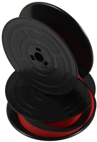 VALICLUD Doppelspulen Rot Kompatibel mit Flying Fish Sky Farbband Zweifarbig Schwarz Mechanisches Nylon Abs Band Schreibmaschine für Alte Englische Schreibmaschinen