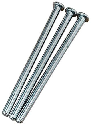 Hinge Pins for Doors - 4 inches - Satin Nickel - 3 Pack