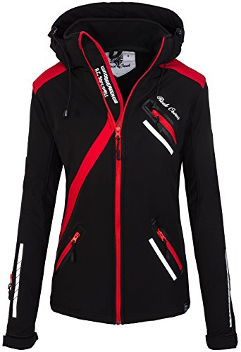 Rock Creek Softshelljacke Damen Outdoor D-371 | Wasserabweisende Übergangsbekleidung, funktionale Wanderjacke für Frauen, Camping, Freizeit und wechselhaftes Wetter