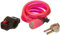 Prophete Spiralkabelschloss Spiralkabelschloss inkl. 2 Schlüssel pink, pink, M, 8163