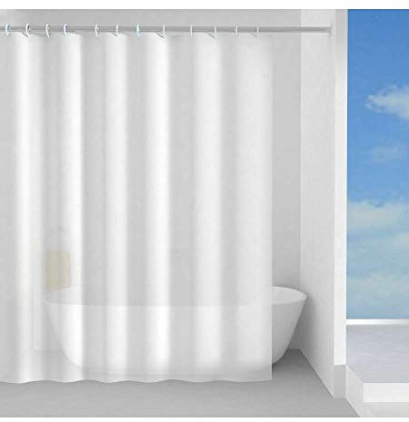 Gedy | Basic Tenda Doccia in Peva, Finitura Bianca, Dimensioni 200 x 180 x 0,1 cm e Peso 0,365 kg